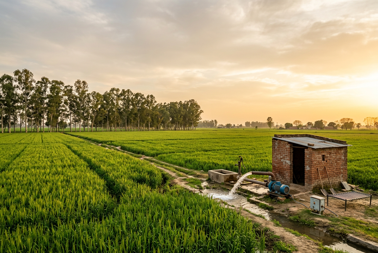 Agricultural land in Jalandhar district